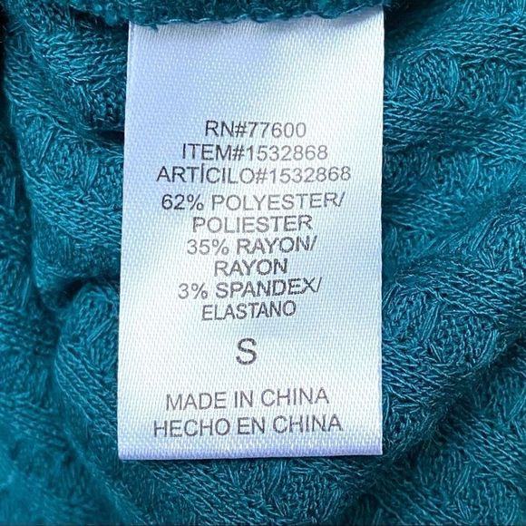 NWT Chaser Thermal Waffle Knit Hoodie Size S - Picture 9 of 11